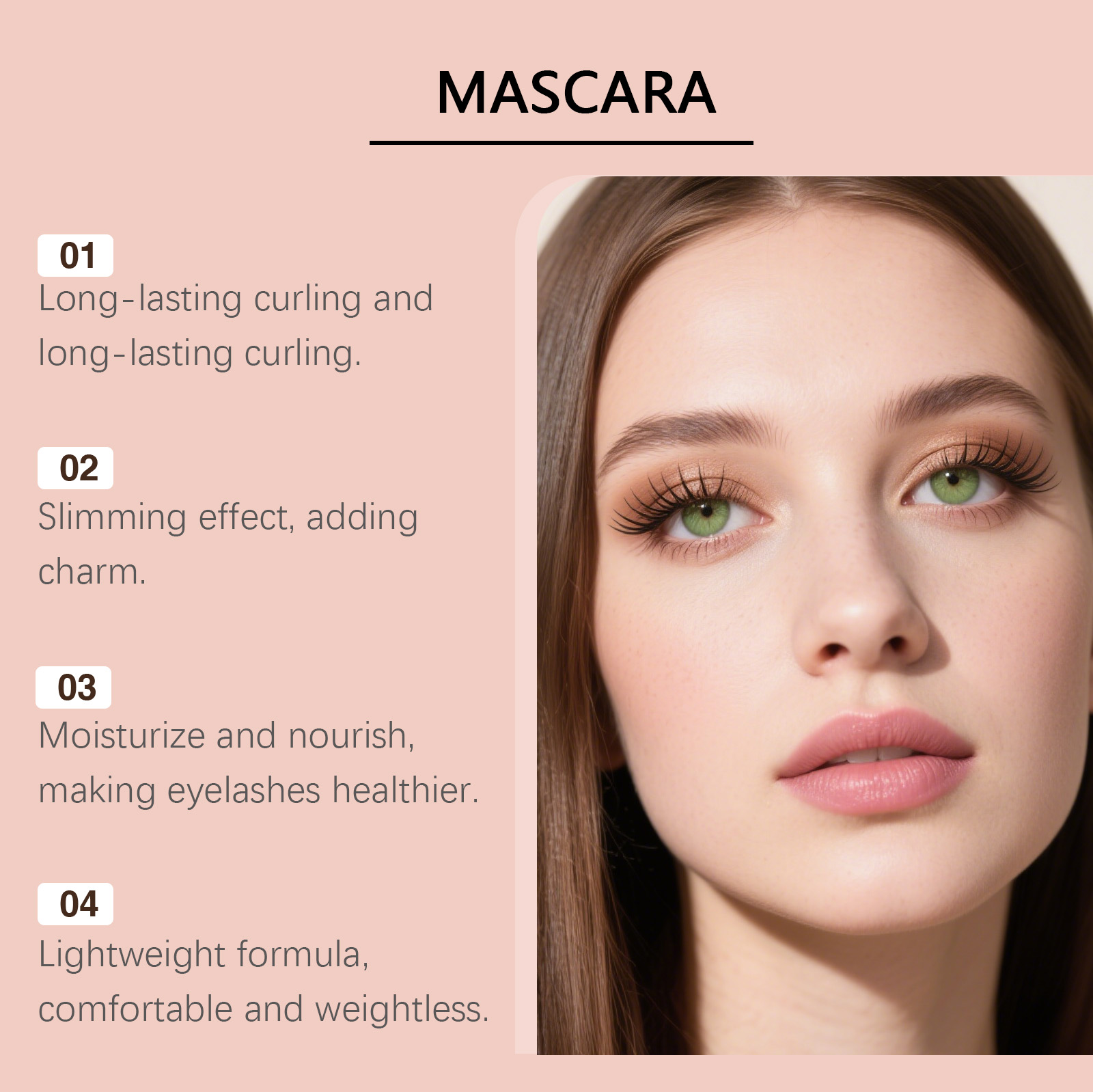 Zephoco Black Mascara Natural Curl And Lash Shape Eye Makeup_voghion.com