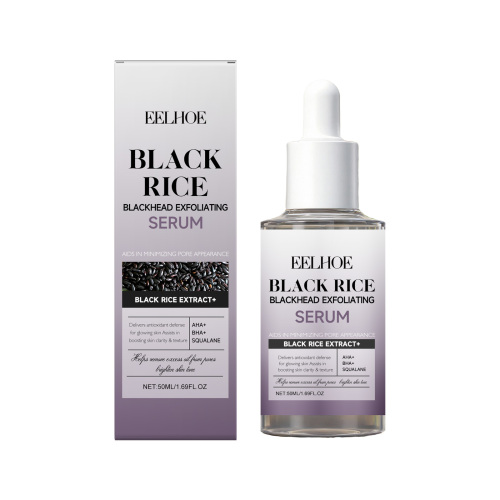 EELHOE 黑米去角质精华液 保湿补水清洁面部角质日常护理精华液