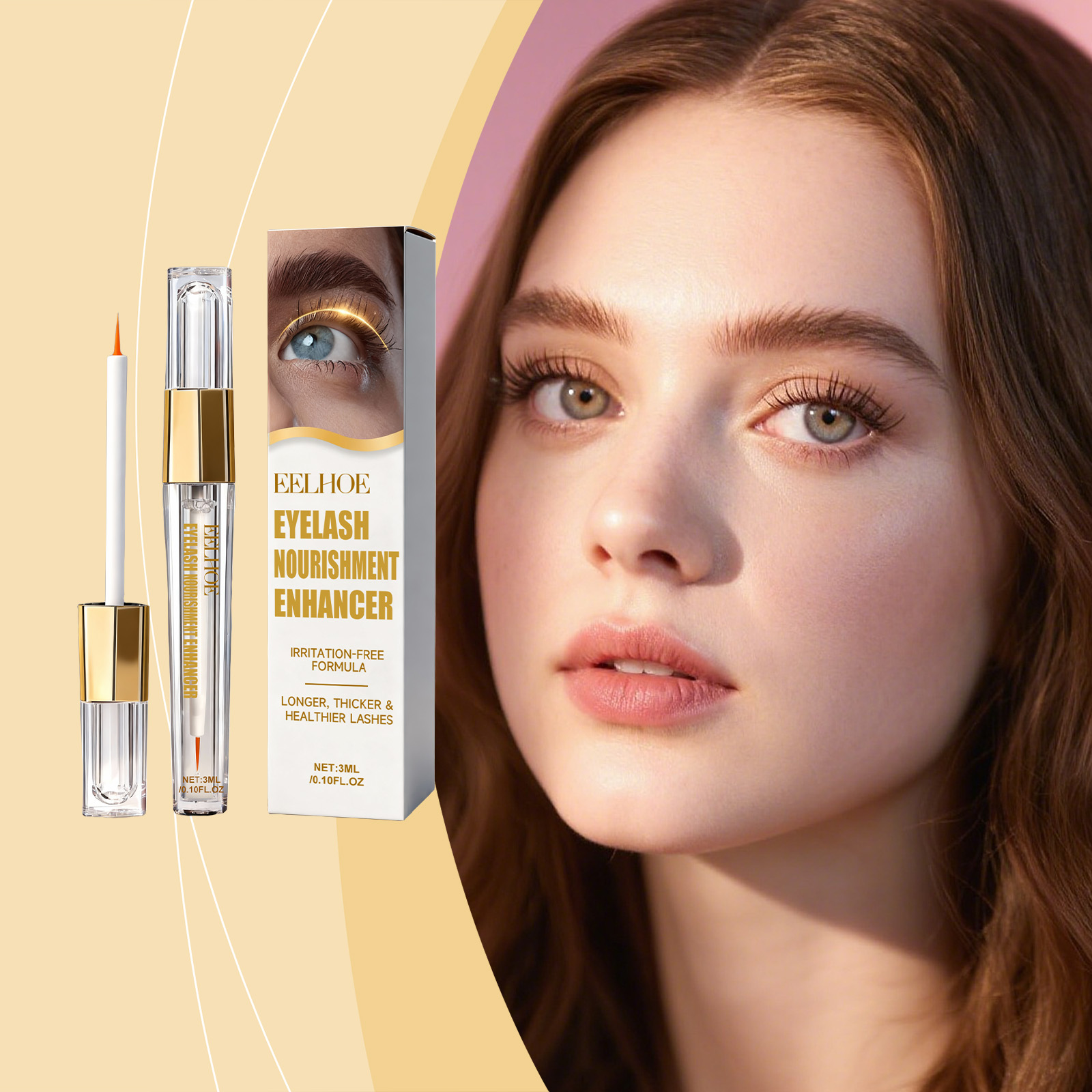 EELHOE Mascara Is Gentle For Daily Use, Making The Eyes Smooth And Beautiful, And The Eyelashes Naturally Charming. It Also Helps To Elongate And_voghion.com