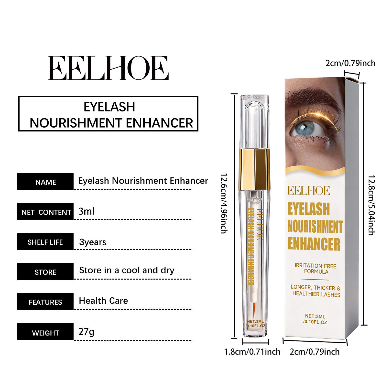 Eelhoe Mascara For Smooth Beautiful Eyelashes And Charming Eyes_voghion.com
