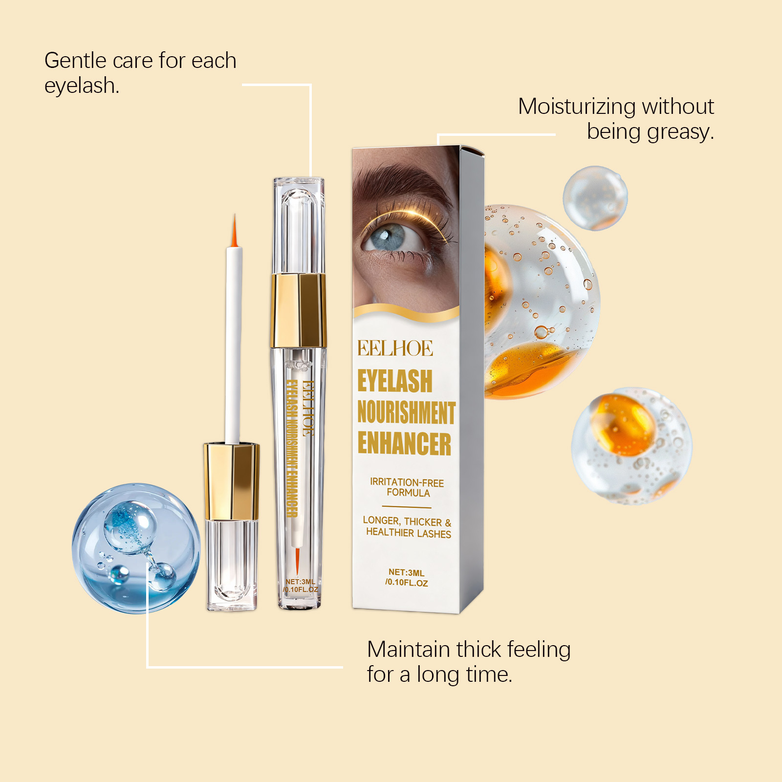 Eelhoe Mascara For Smooth Beautiful Eyelashes And Charming Eyes_voghion.com
