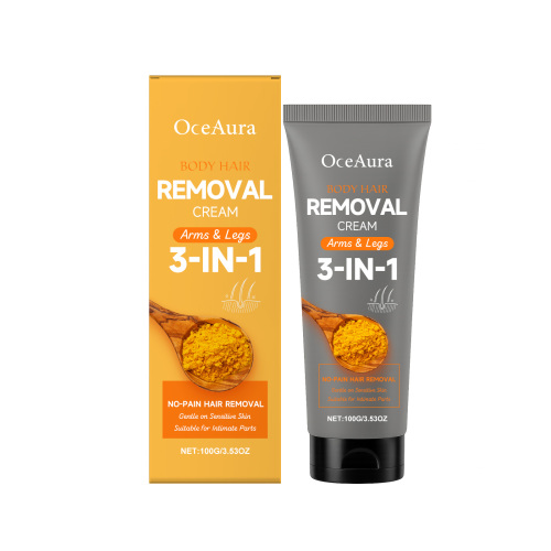 OceAura 姜黄脱毛膏 保湿清洁身体肌肤轻柔亲肤日常护理脱毛膏
