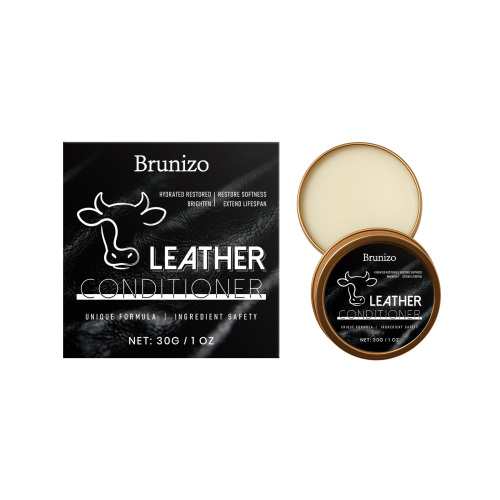 Brunizo 皮革护理膏 家具皮革皮面柔软光泽污渍翻新多用途养护膏