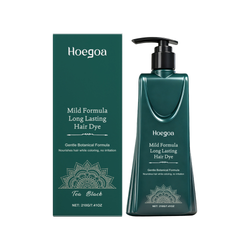 Hoegoa 黑茶色植萃美发膏 温和呵护柔顺发质自然上色便携美发膏