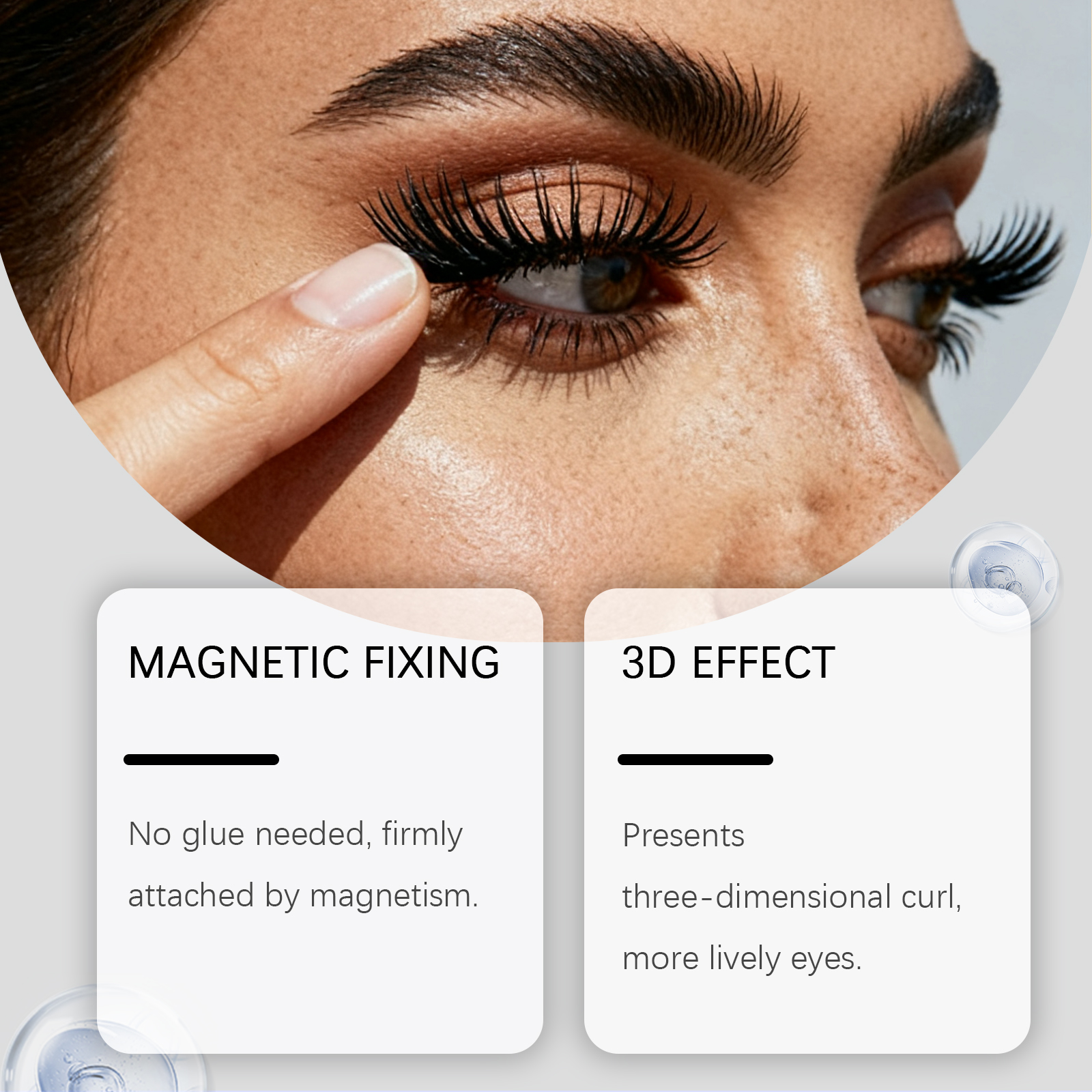 Nymixa Magnetic False Eyelash Set Natural Look For Daily Makeup_voghion.com