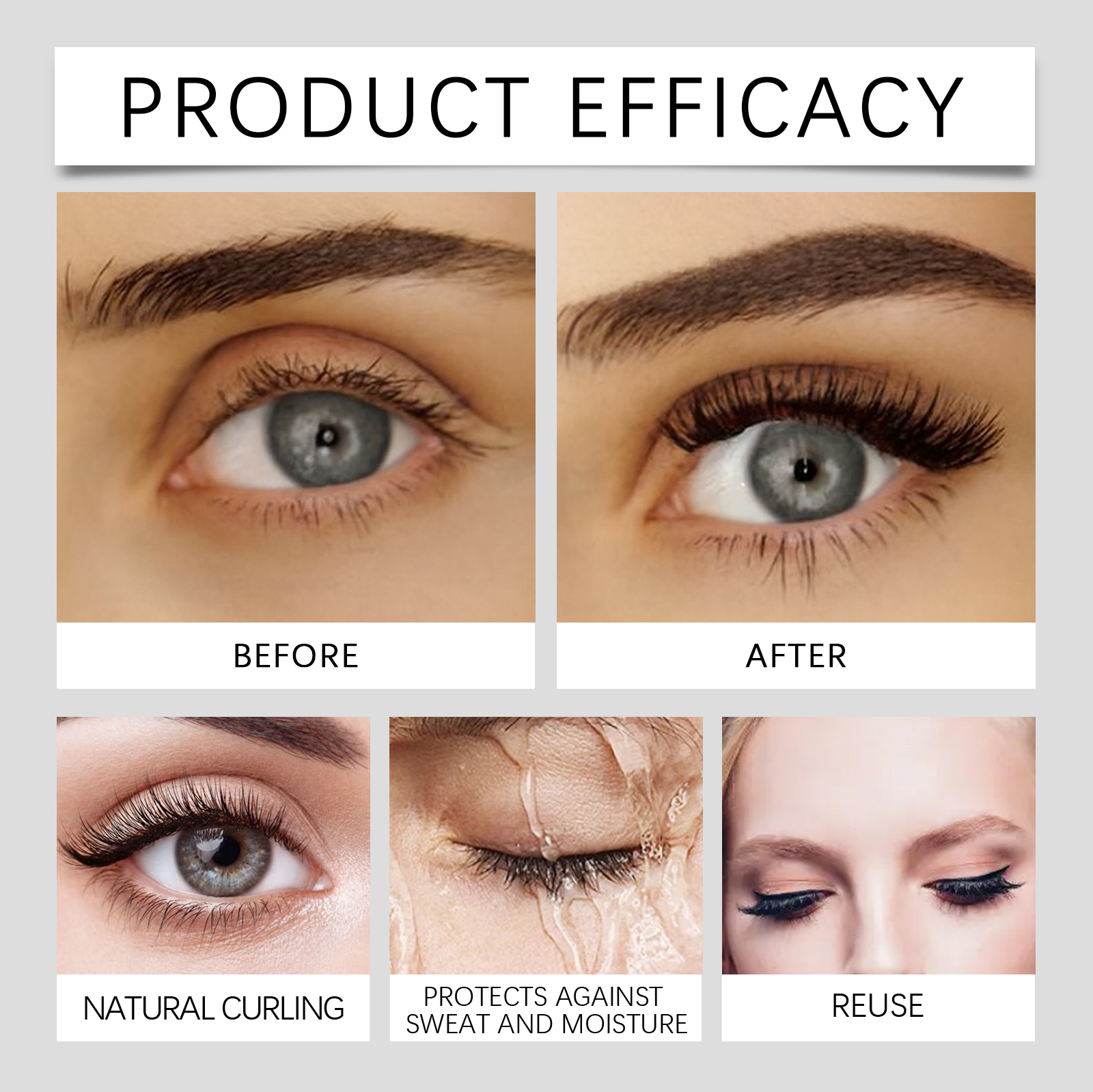 Nymixa Magnetic False Eyelash Set Natural Look For Daily Makeup_voghion.com