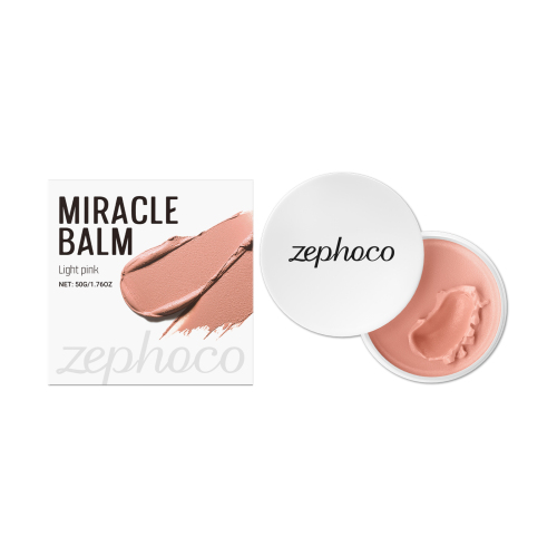 zephoco 浅粉色保湿润肤膏 打造自然红润感日常通勤约会化妆水嫩