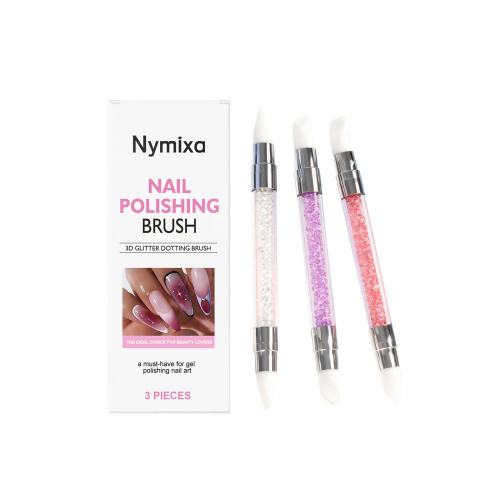 Nymixa 双头硅胶美甲笔 美甲彩绘色彩浓郁易上色新手时尚创意美甲