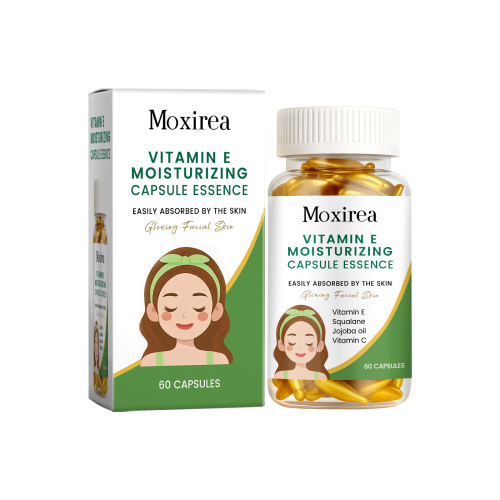 Moxirea 维生素E保湿精华胶囊 轻盈肤感细腻柔嫩肌肤补水精华胶囊