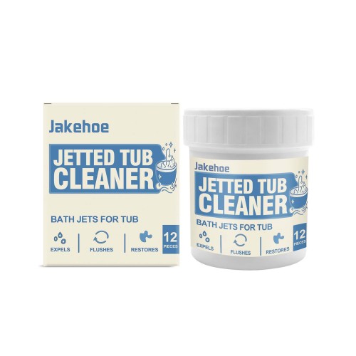 Jakehoe 喷射式浴缸清洁片 深层清洁去污洁净光泽表面水垢污渍翻新