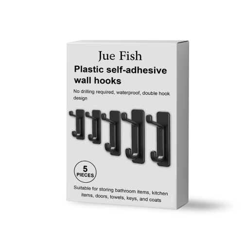 Jue Fish 免打孔粘钩 日常家用通用自粘式墙面轻松悬挂挂钩稳固耐用