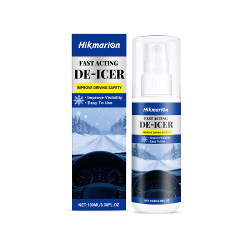 Hikmarion 融雪除冰喷雾 冬季汽车玻璃融化冰雪清晰视野多表面喷雾