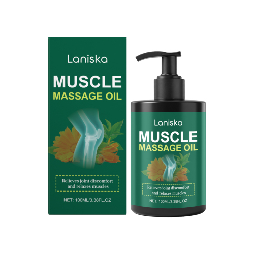 Laniska 身体按摩油 日常滋润舒适手腕膝盖脚踝温和按摩涂抹护理