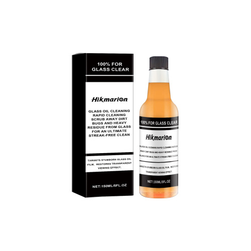 Hikmarion 玻璃油膜清洁剂 汽车玻璃后视镜日常清洁去污视野清新