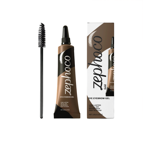 zephoco 防晕着色眉膏(金色) 绒雾感持妆自然野生眉立体根根分明