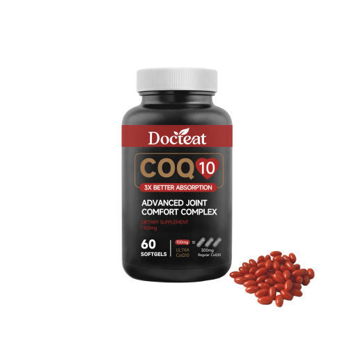 Docteat 辅酶Q10软胶囊 温和配方关节舒适提升活力日常膳食补充剂