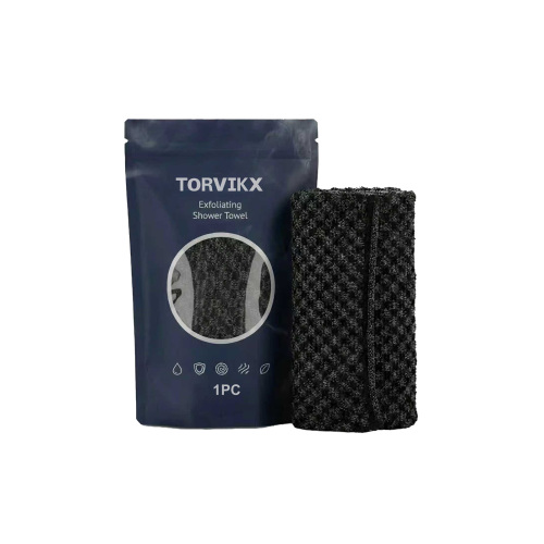 TORVIKX 去角质沐浴巾 亲肤柔软温和清洁肌肤光滑易携带旅行沐浴品