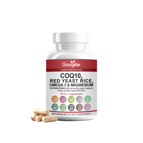 Googeer 心脏健康支持胶囊 膳食补充剂