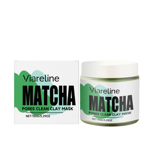 Viareline 抹茶毛孔清洁泥膜 温和清洁面部肌肤细嫩清爽保湿面膜