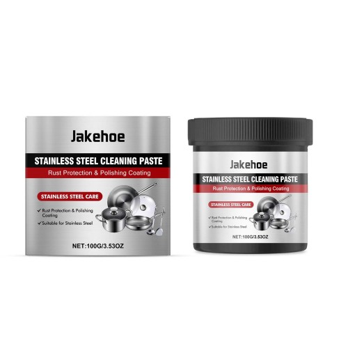 Jakehoe 不锈钢清洁膏 家用日常厨房清洁去污翻新多用途清洁膏