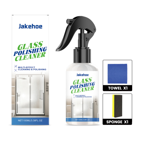 Jakehoe 玻璃抛光清洁剂 日常亮泽通透窗面日常清洁养护玻璃剂
