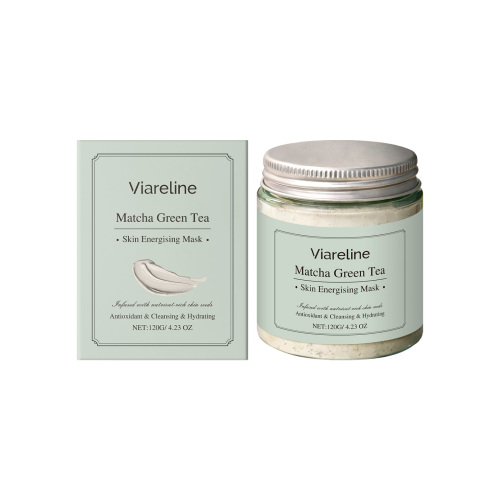 Viareline 抹茶绿茶面膜 保湿温和日常清洁面部肌肤净透毛孔泥膜