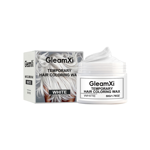 GleamXi 临时染发剂（白色）日常头发变装自然显色适用各种派对聚会