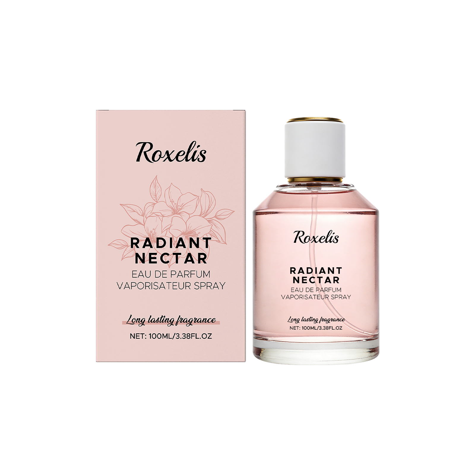 Roxelis Jasmine Nectar Fragrance - Natural, Fresh, Elegant, Long-lasting Scent For Daily Dating, Commuting, And A_voghion.com