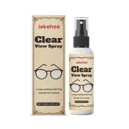Jakehoe 眼镜防雾喷雾 养护眼镜镜片玻璃模糊磨花清晰视野翻新喷雾