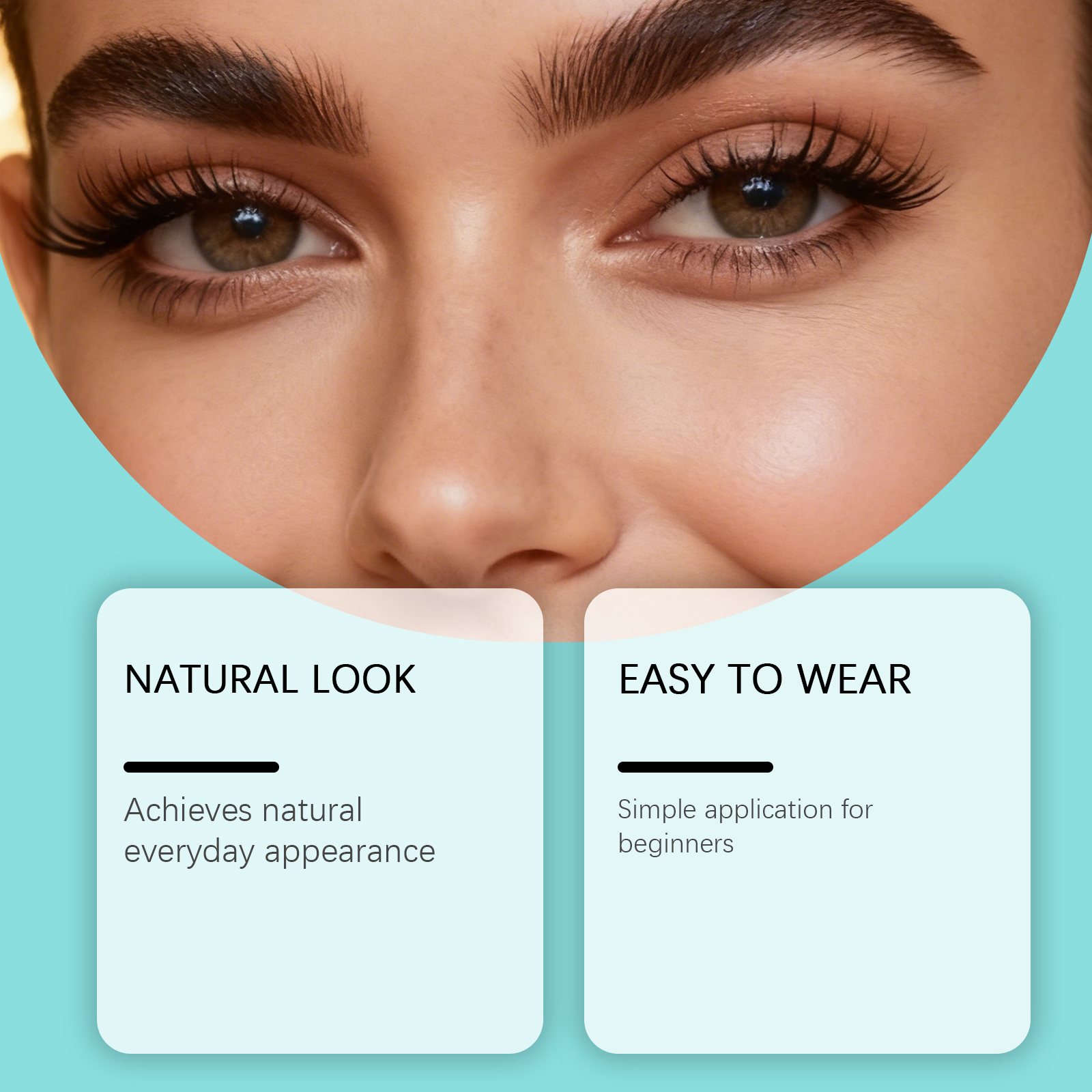 Nymixa Magnetic False Eyelashes Natural Curled Style Fluffy Soft_voghion.com