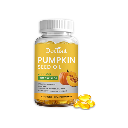 Docteat 南瓜籽油软胶囊 温和成分日常膳食补充呵护身体头发护理