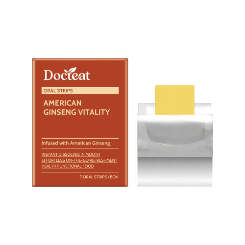 Docteat 西洋参口溶片 温和成分提升活力维持日常能量补充西洋参片