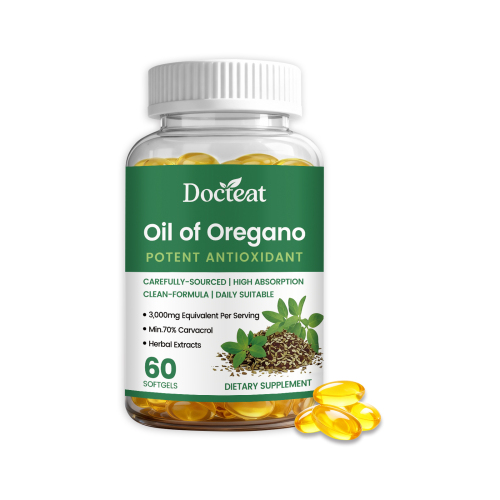 Docteat 牛至油软胶囊 温和配方日常身体护理肠道清洁活力软胶囊