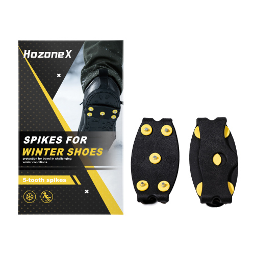 HozoneX 防滑冰爪 冬季冰雪路行走防滑户外徒步通用便携冰爪鞋套