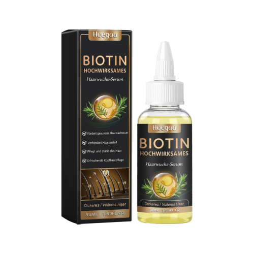 Hoegoa 生物素护发精华液 温和滋润头发柔顺日常头皮按摩护理精华