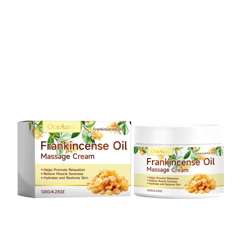 OceAura 乳香精油按摩霜 温和保湿滋润身体肌肤柔滑涂抹日常身体霜