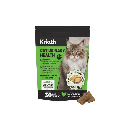 Kriath 猫咪益生菌咀嚼片 日常温和成分支持均衡营养护理咀嚼片