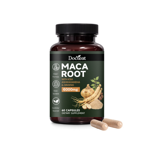 Docteat 玛卡人参胶囊 日常舒适身体提升活力能量支持膳食补充胶囊