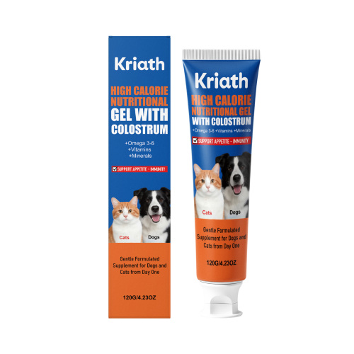 Kriath 宠物高热量营养凝胶补充剂 猫狗全龄通用多维营养结构补给