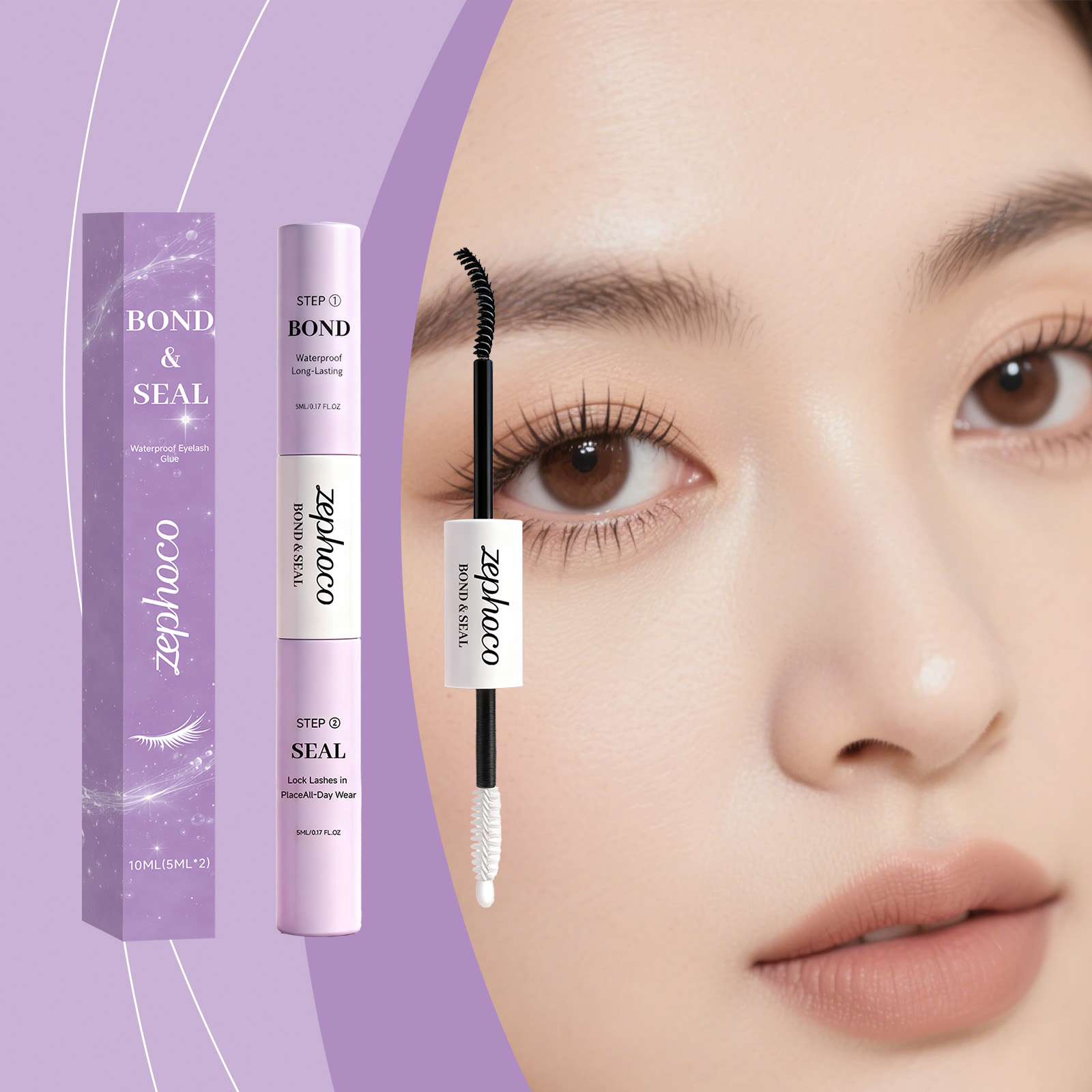 Waterproof Long Lasting Eyelash Glue For Natural Makeup Look_voghion.com