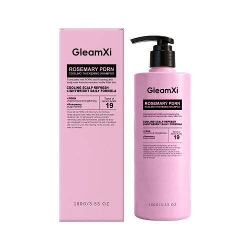GleamXi 迷迭香清爽洗发水 温和清洁舒适头皮发丝柔顺光泽蓬松