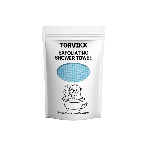 TORVIKX 去角质毛巾 温和去角质深层清洁日常身体护理柔软舒适毛巾