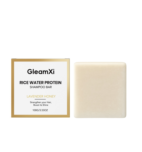 GleamXi 米水蛋白洗发皂 富含多种精华温和洁净头皮日常洗发使用