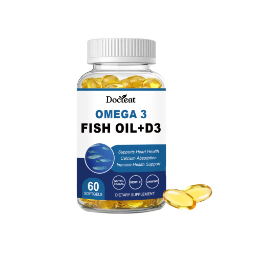 Docteat Omega-3免疫支持胶囊 温和配方呵护身体舒适平衡日常调节