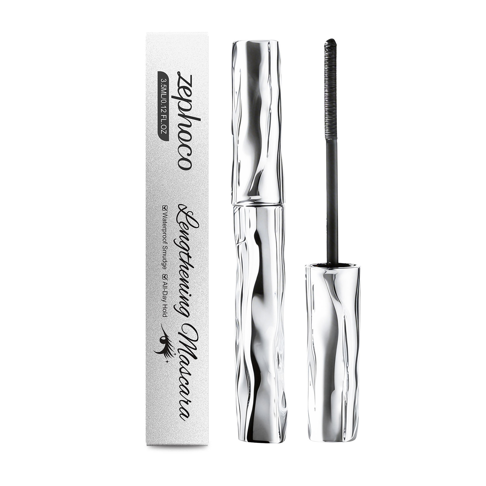 zephoco Mascara: Daily Makeup-Boosting, Beautiful, Natural, Smooth, Curled And Defined Lashes. Easy To Apply And Ensures Even Color Application._voghion.com