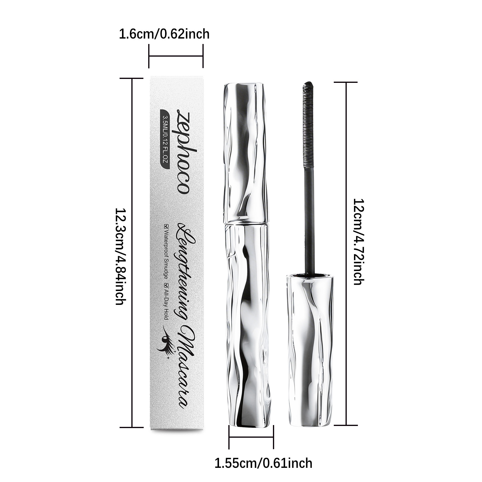 Zephoco Mascara For Daily Makeup Natural Curled And Defined Lashes_voghion.com