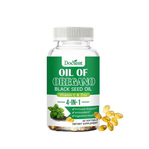 Docteat 4合1牛至油软胶囊 温和呵护肠道舒适日常身体护理软胶囊