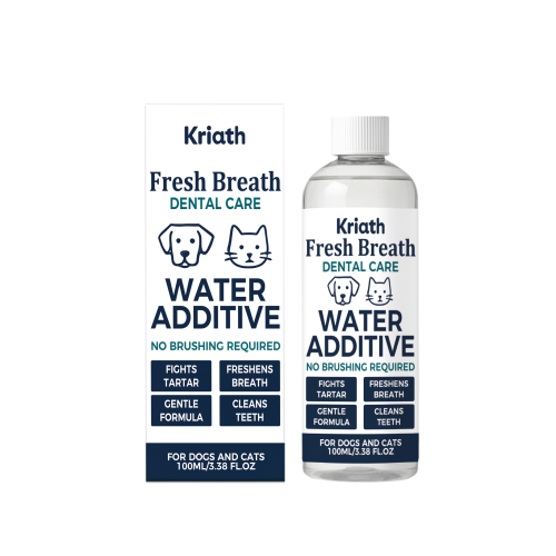 Kriath 宠物可饮用漱口水 猫狗通用植萃配方温和护龈清洁口腔牙渍