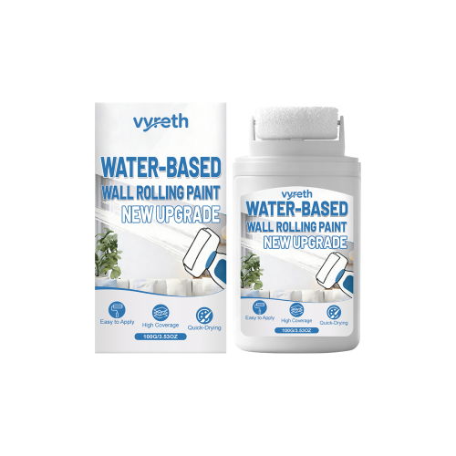 vyreth 水性墙面滚涂漆 日常清洁污渍涂鸦翻新护理墙漆脱落裂缝