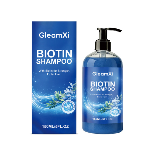 GleamXi 生物素洗发水 日常清洁秀发柔顺轻盈飘逸清爽蓬松洗发水